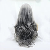 13*3" Lace Front Wigs Synthetic Long Wavy 24" 130% Density - FasionByMatteo