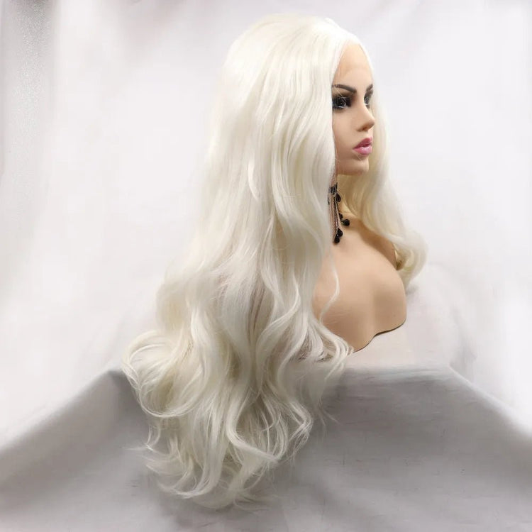 13*3" Lace Front Wigs Synthetic Long Wavy 24" 130% Density - FasionByMatteo