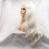 13*3" Lace Front Wigs Synthetic Long Wavy 24" 130% Density - FasionByMatteo