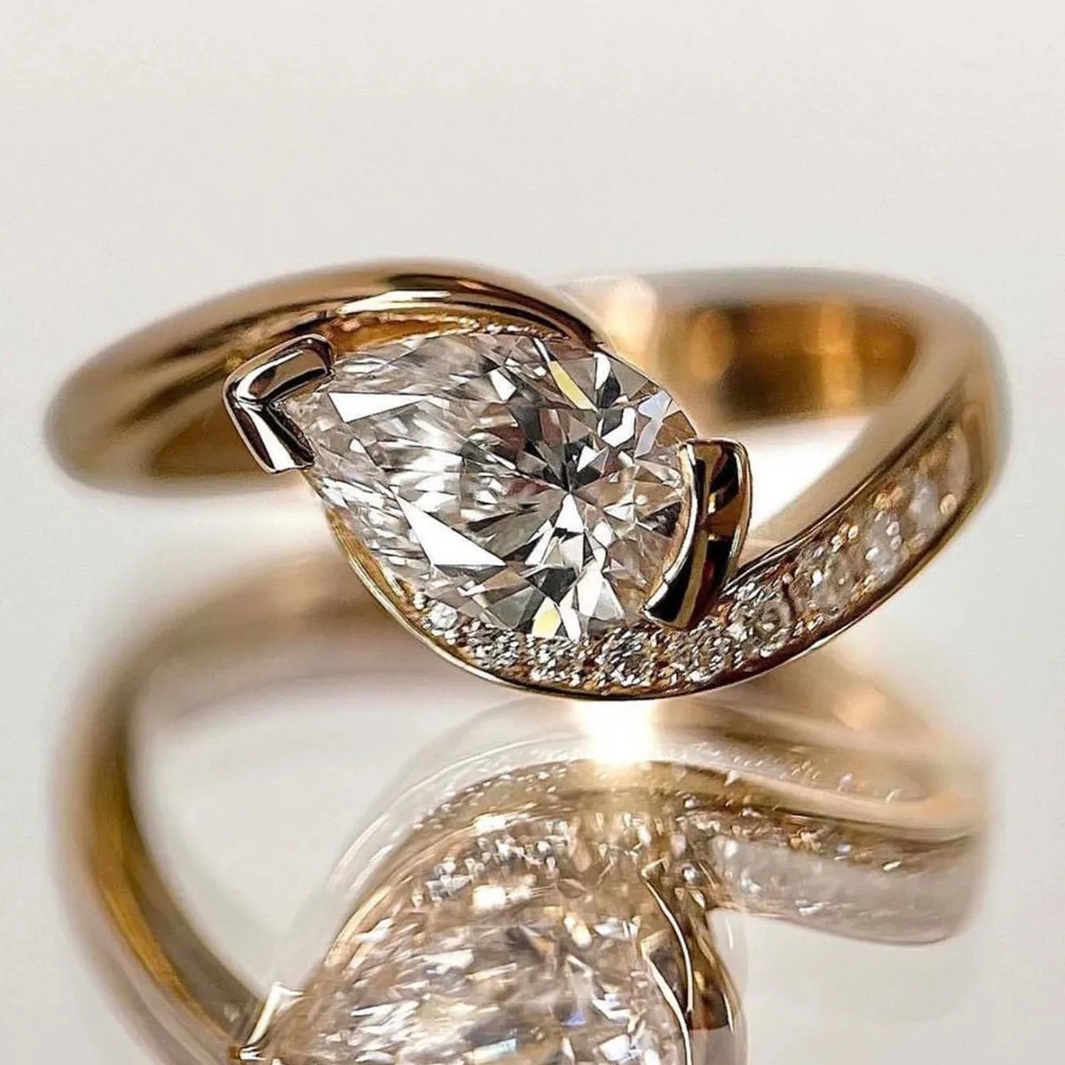 1.5 Carat Moissanite 925 Sterling Silver Ring for Adult women - FasionByMatteo