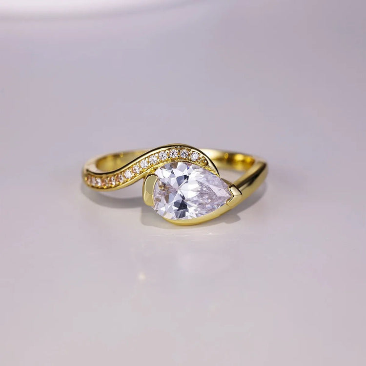 1.5 Carat Moissanite 925 Sterling Silver Ring for Adult women - FasionByMatteo