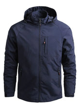 Men’s plus size tactical hooded softshell jacket — durable outdoor coat with weather-resistant design