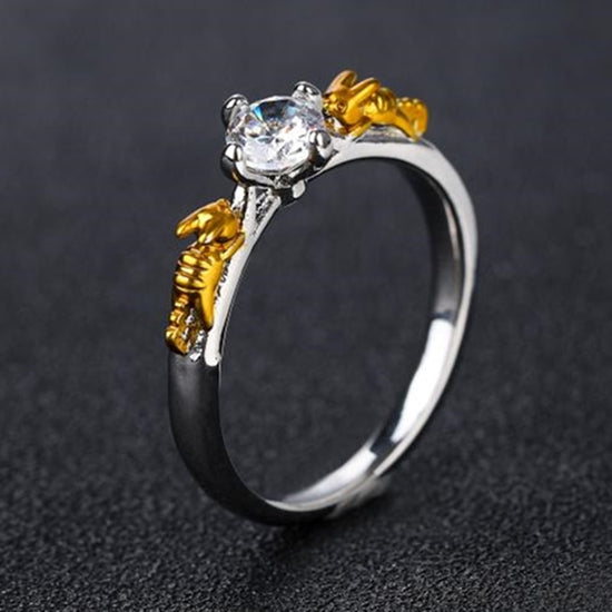 Unisex Crystal Cosplay Statement Ring