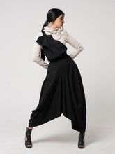 Extravagant Pinafore Skirt in Black