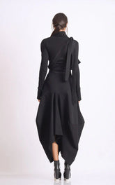 Extravagant Pinafore Skirt in Black