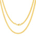 18K Real Yellow Gold Solid Miami Cuban Link 2.7Mm Chain Necklace (16"-30") Italian Jewelry for Men & Women