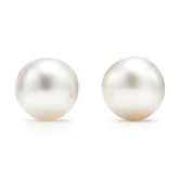 4.00 CTTW 18K Gold Genuine Cultured Pearl Earring in 18K White Gold Plated