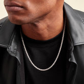 Gold Rope Chain for Men 2.5Mm 3Mm 4Mm 18K Gold Plated Stainless Steel Rope Chain Necklace for Mens Women