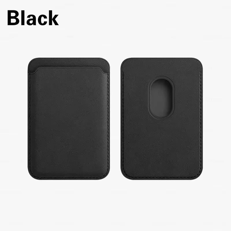 Magnetic Leather Wallet Card Holder Macsafe Phone Stand for Magsafe Iphone 15 14 13 Pro Max Mac Safe Support Telephone Bracket