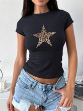 Devine Star Round Neck Short Sleeve T-Shirt for Adult women - FasionByMatteo
