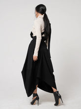 Extravagant Pinafore Skirt in Black
