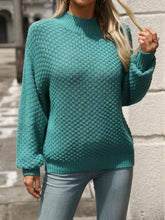 Mock Neck Long Sleeve Sweater for Adult women - FasionByMatteo