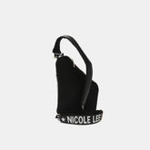 Nicole Lee USA Vegan Leather Leopard & Lip Pattern Crossbody Bag for Adult women - FasionByMatteo