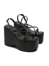 Strappy Platform Wedge Sandals for Adult women - FasionByMatteo