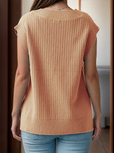 V - Neck Cap Sleeve Knit Vest for Adult women - FasionByMatteo